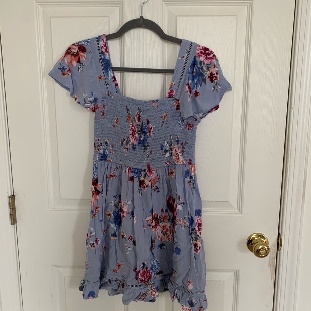 Boho style mini dress